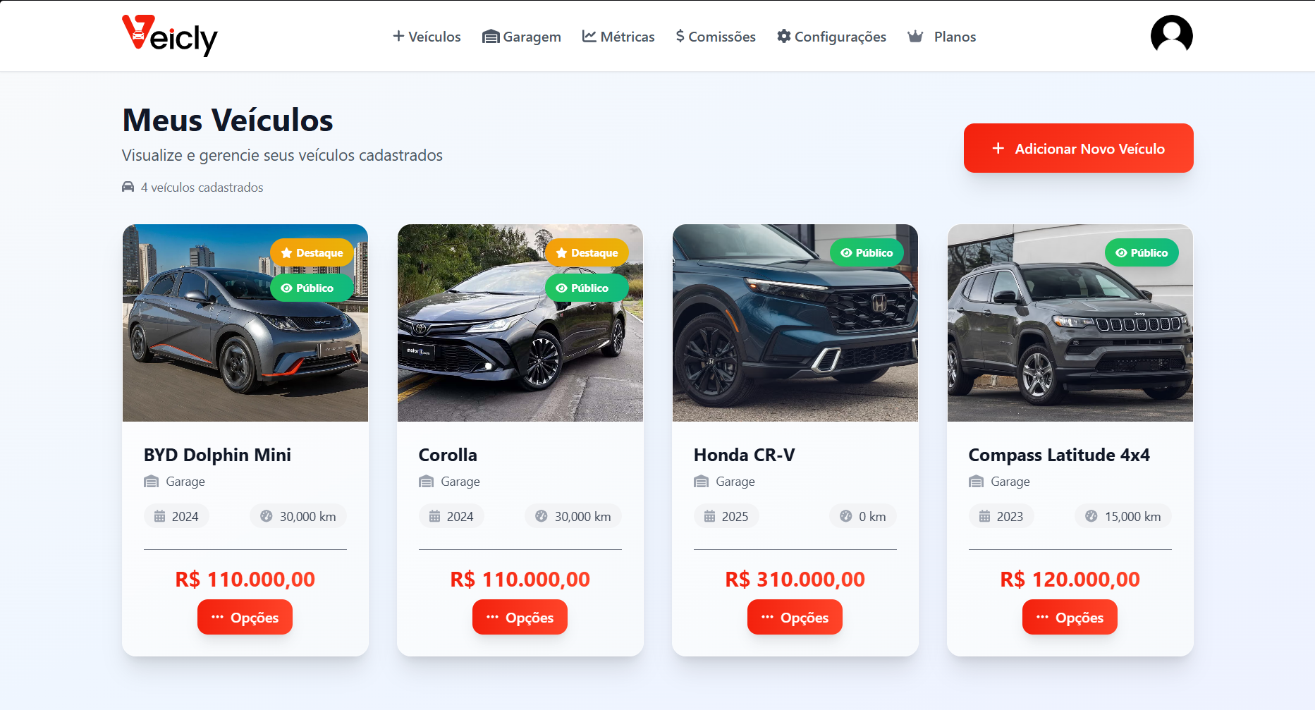 Layout Moderno